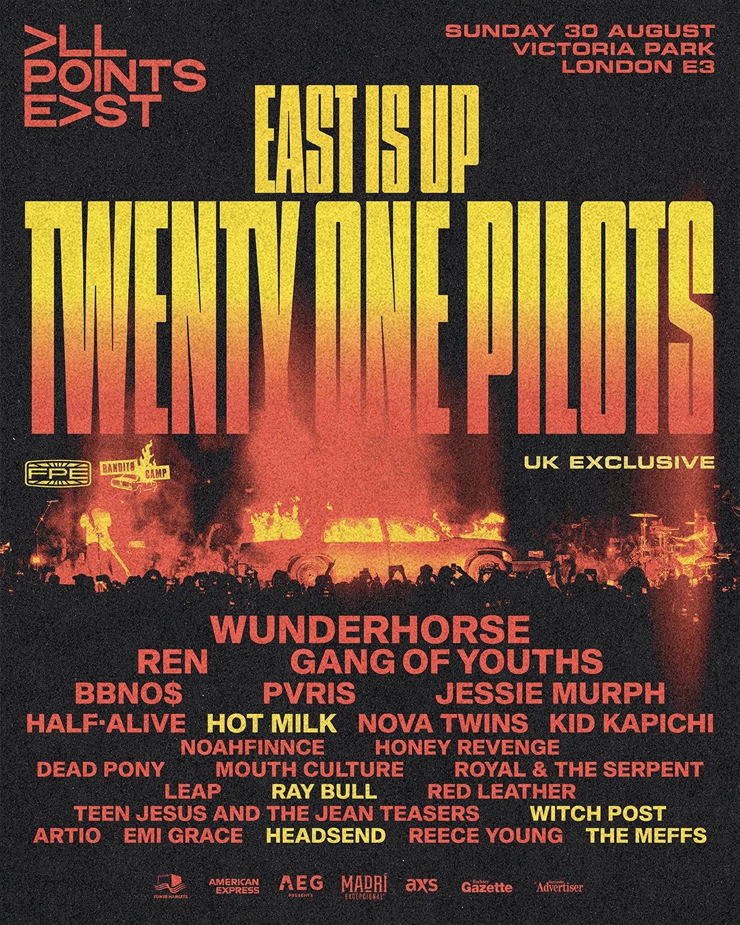 All Points East London 2026 Twenty One Pilots