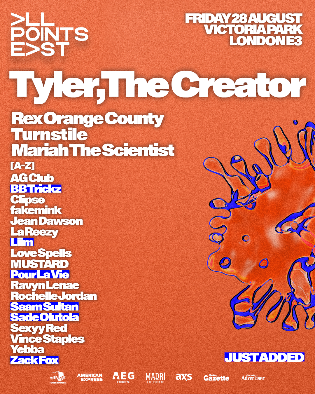 All Points East London 2026 Tyler The Creator