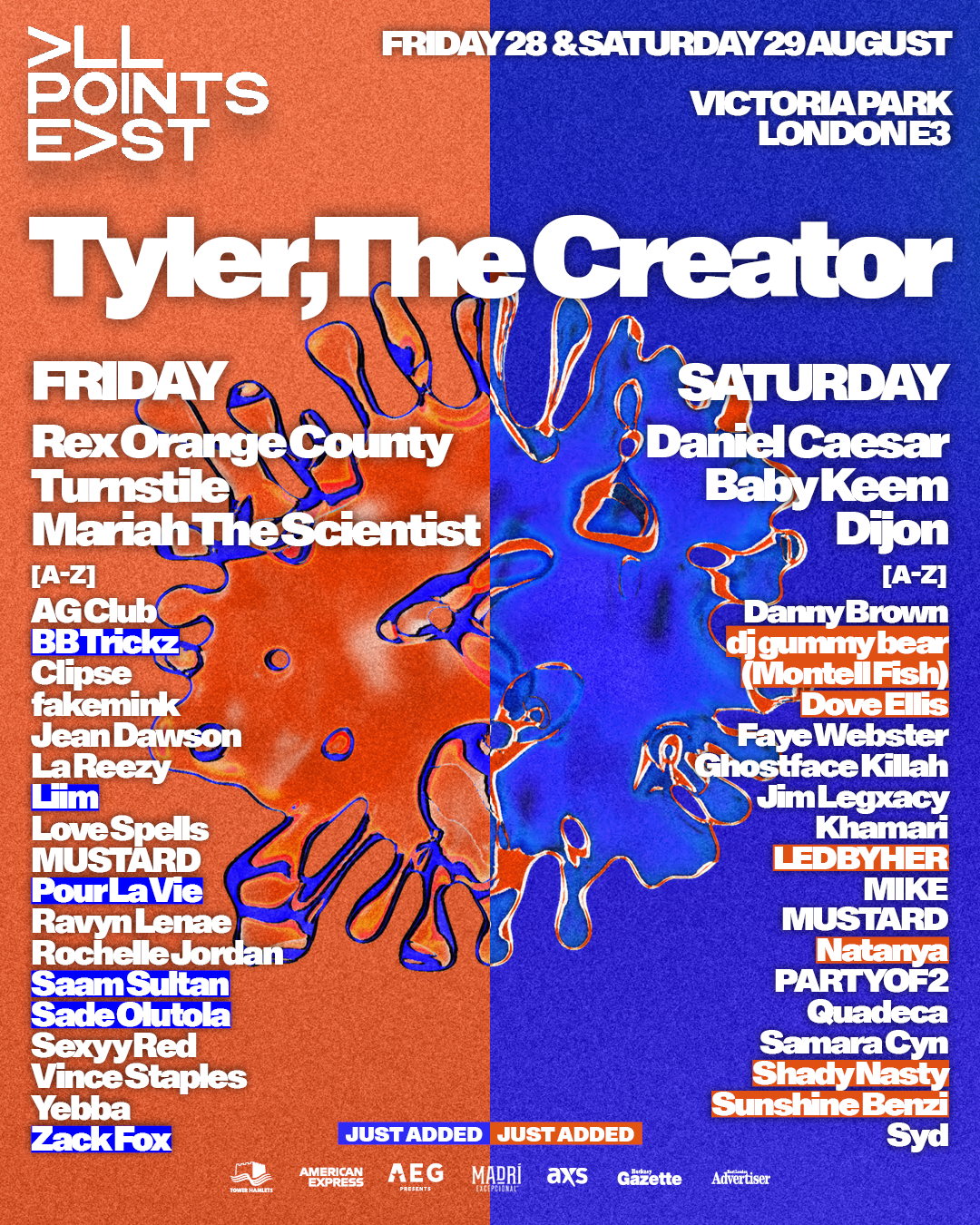 All Points East London 2026 Tyler The Creator