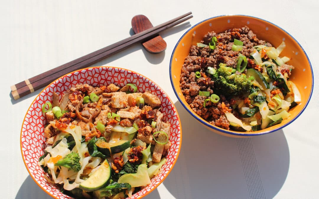 Flexitarian Rice Bowls