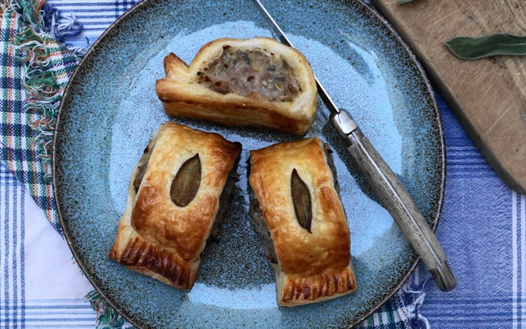 Sage and fennel sausage rolls