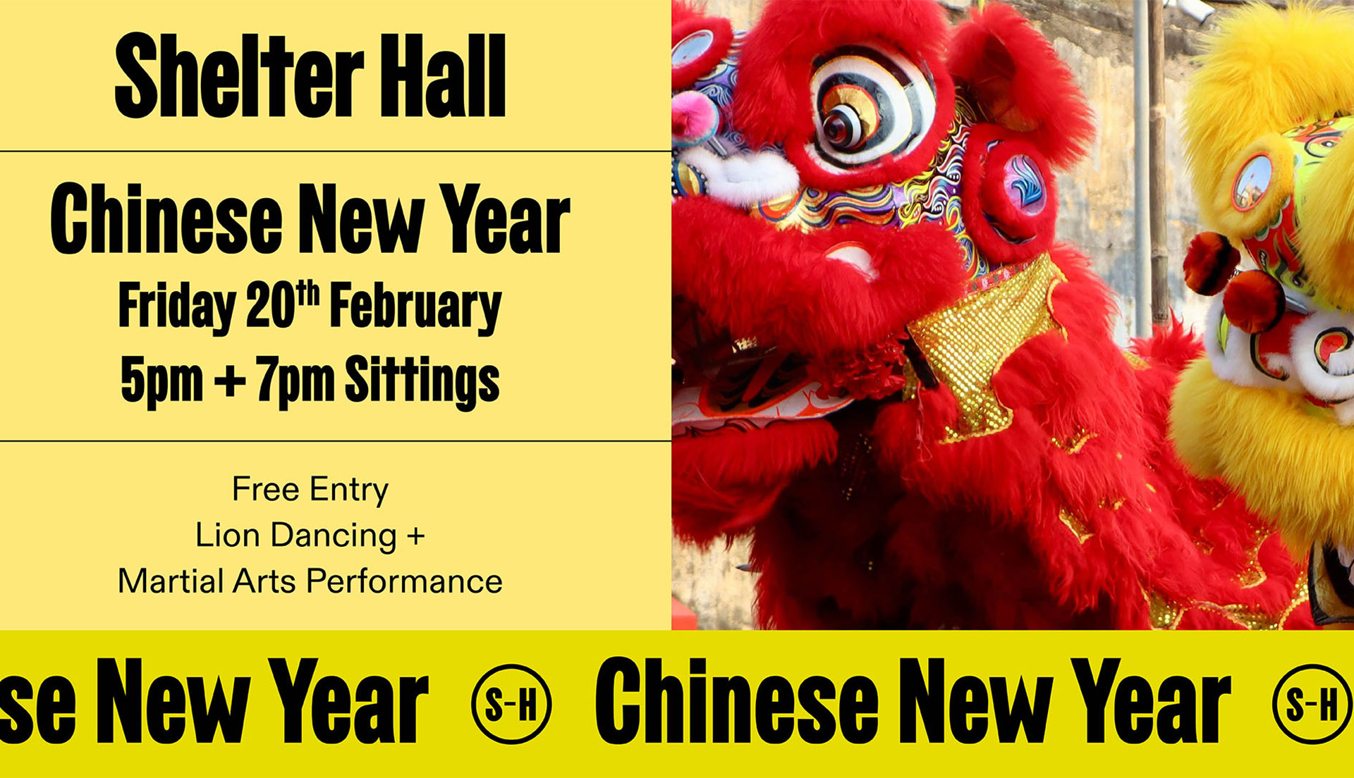 Chinese New Year at Shelter Hall