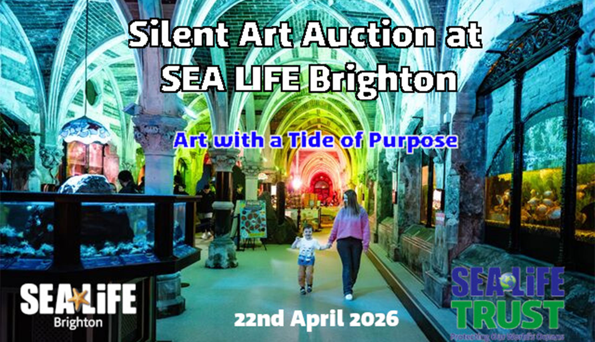 Silent Art Auction at SEA LIFE Brighton