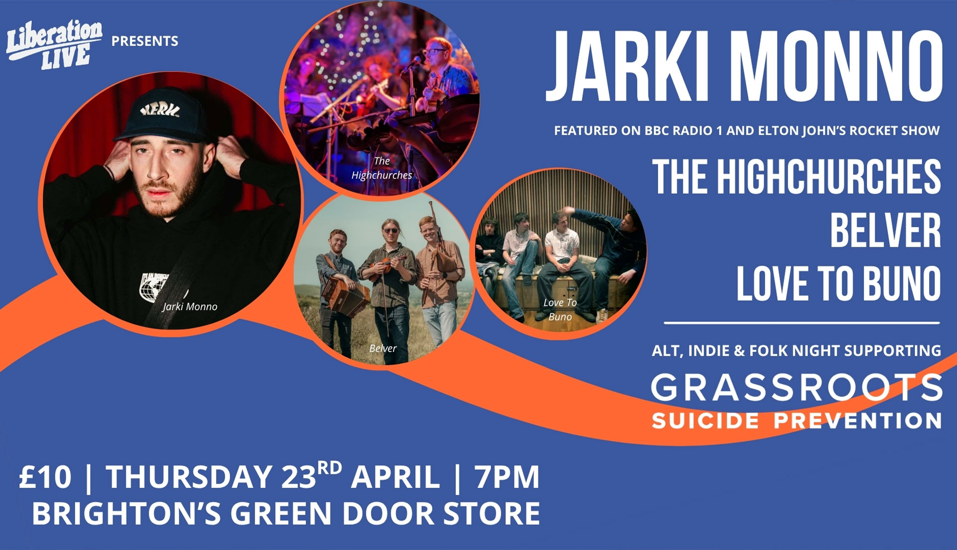 Liberation Live x Grassroots Suicide Prevention