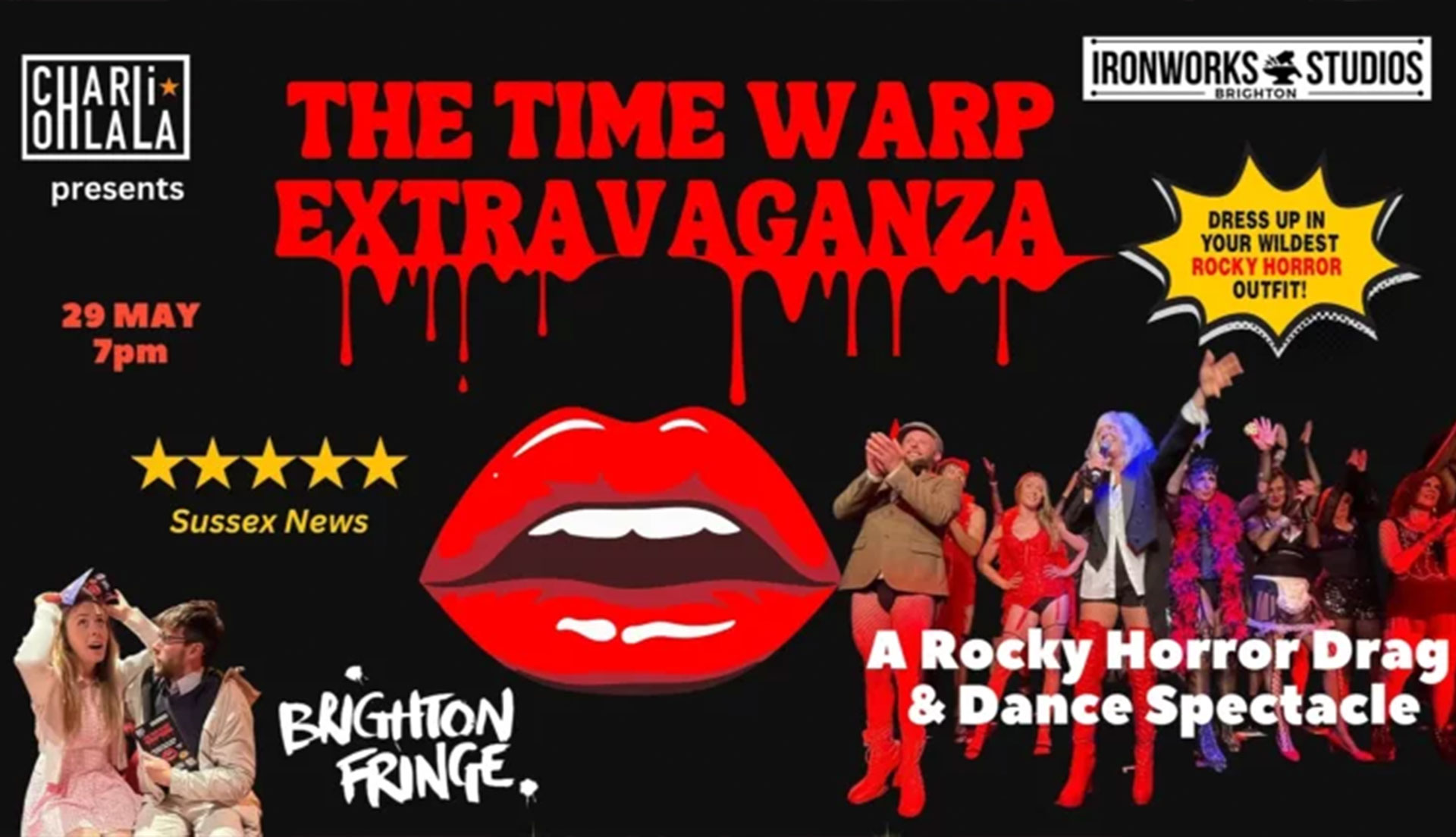 THE TIME WARP EXTRAVAGANZA : A Rocky Horror Drag & Dance Spectacle