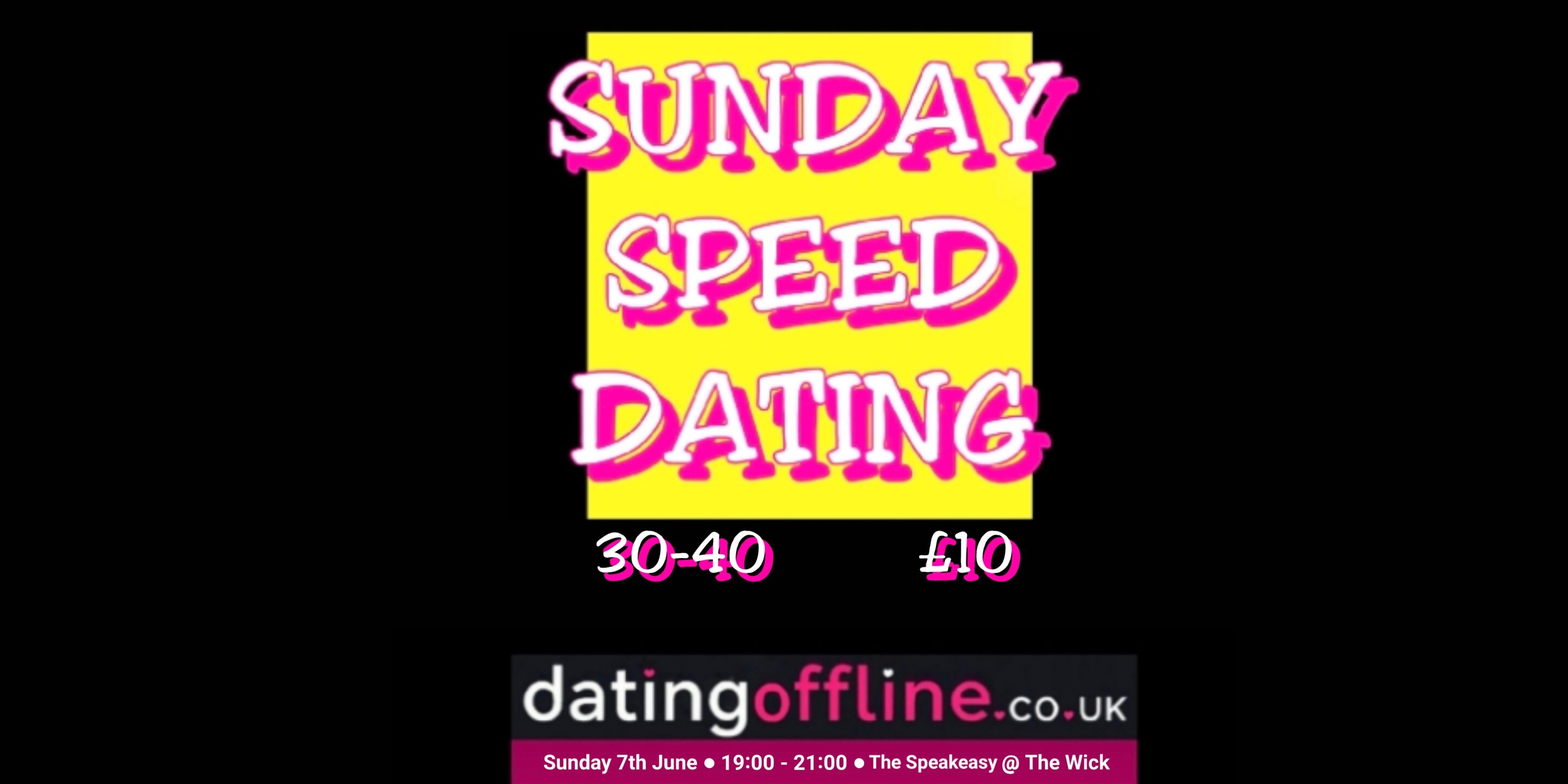 Sunday Speed Dating (30-40)