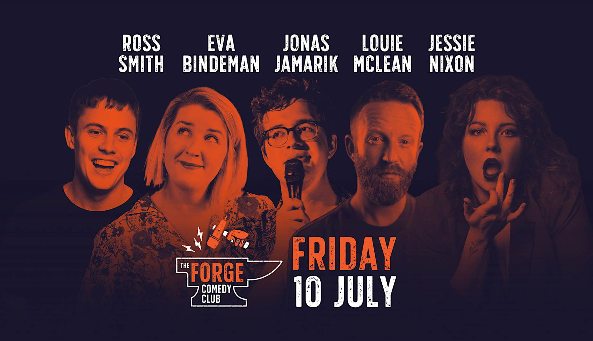 Forge Comedy Club Fri 10th July