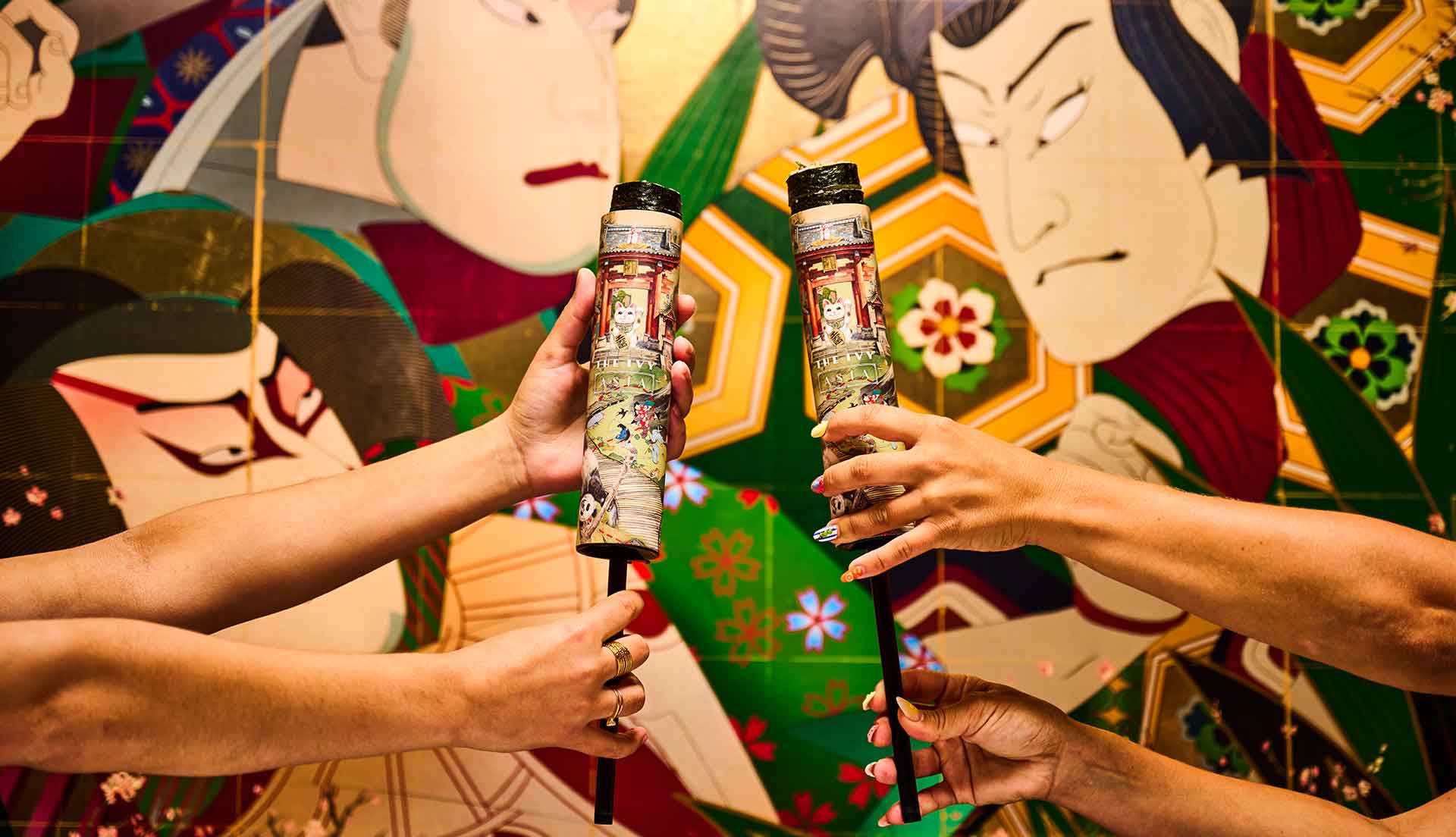 Sushi Push Pops at The Ivy Asia