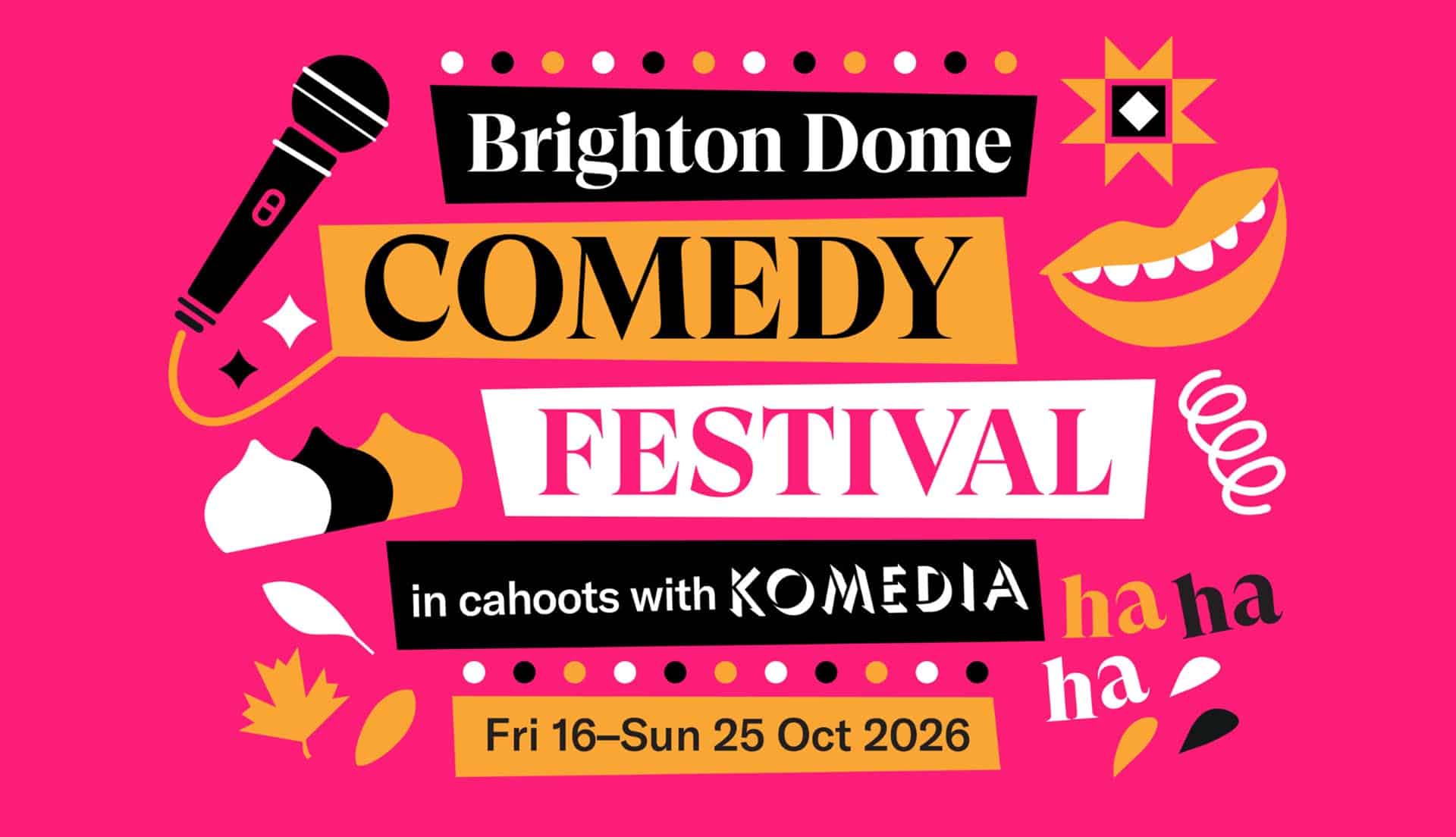 Brighton Dome Comedy Festival + Komedia