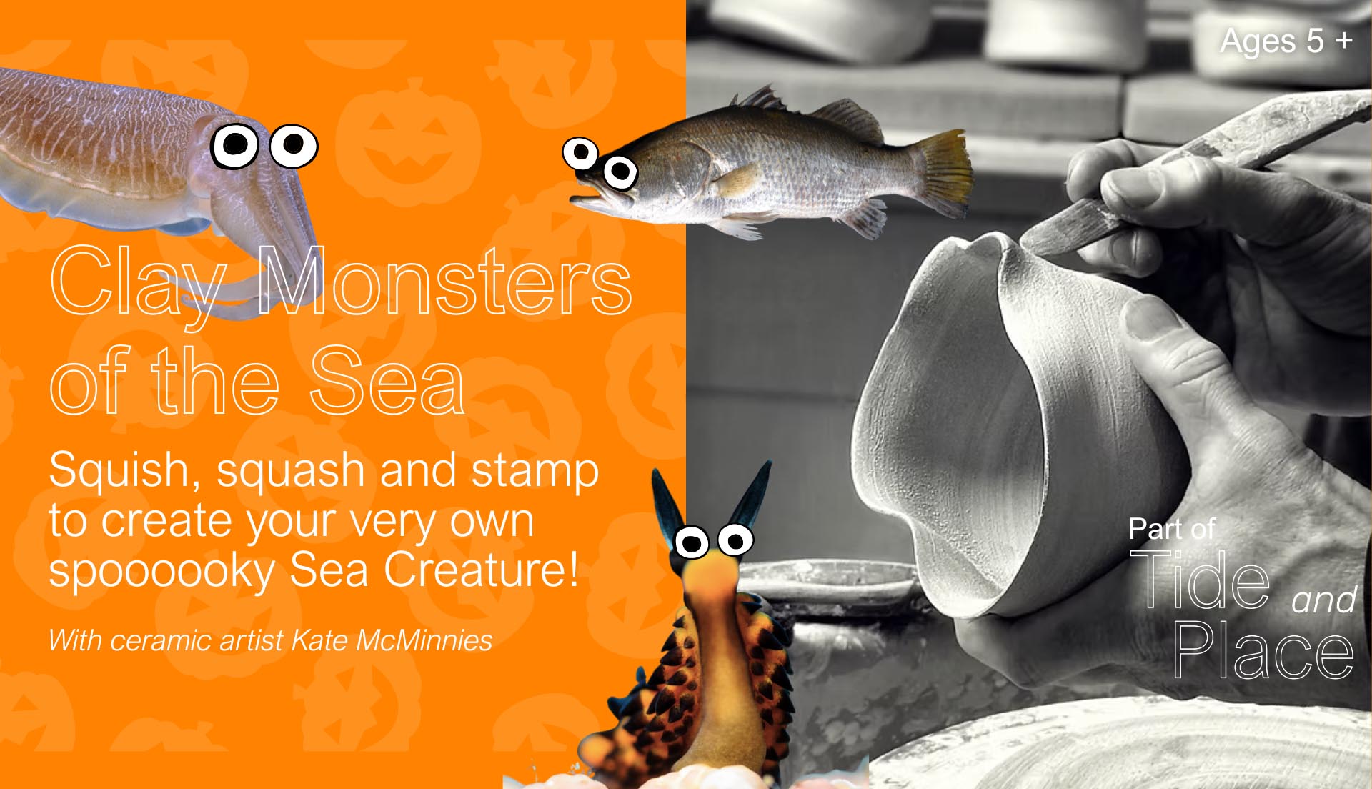 Create your own spooky Sea Creature!