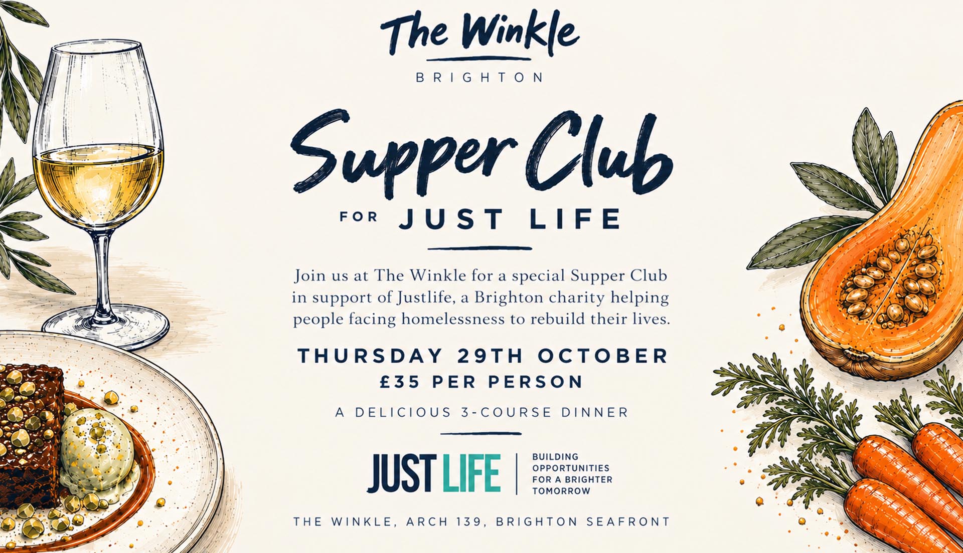 Just Life Charity Supper Club