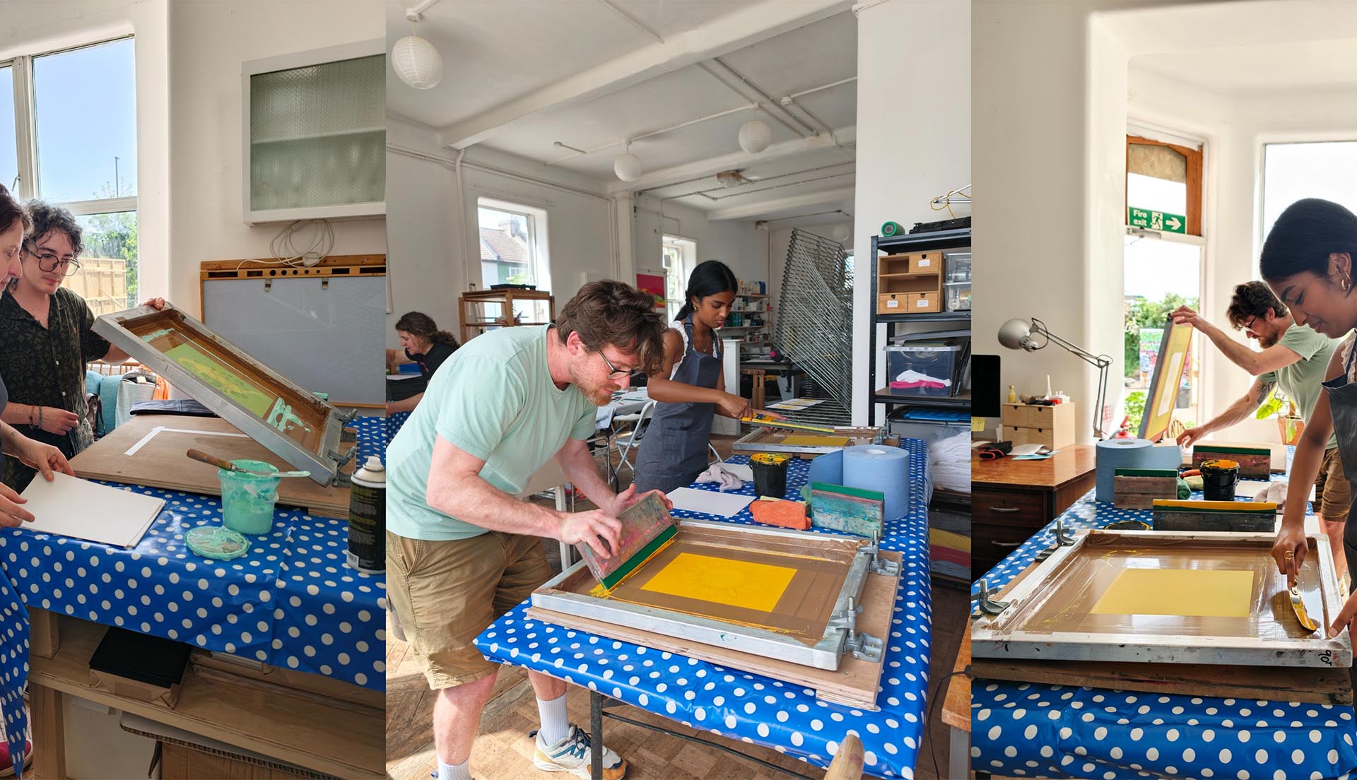 Screen Printing with Paper Stencils