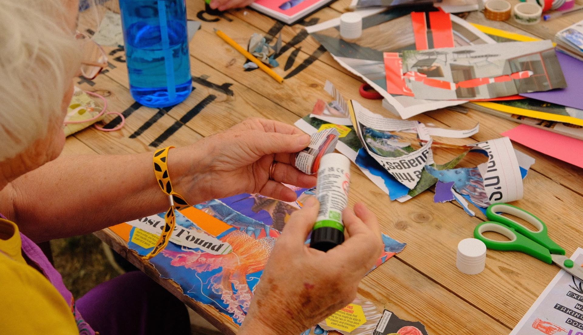 Collage Club at Jubilee Library